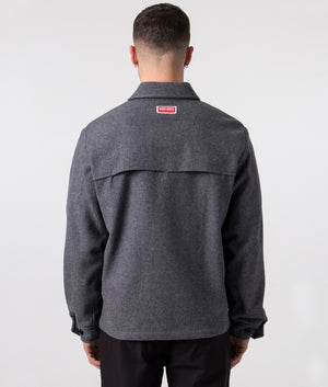 Relaxed-Fit-Smart-Wool-Overshirt Stone-Grey-KENZO-EQVVS