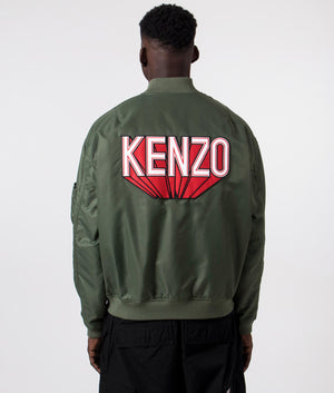 KENZO Flight Bomber, Khaki, EQVVS, Back 