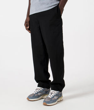 Cargo Pants in Black by Kenzo. EQVVS Side Angle Shot.