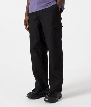 Tailored Pants in Black by Kenzo. EQVVS Side Angle Shot.