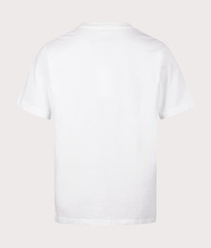 Kenzo Oversized Drawn Varsity T-Shirt in 02 off white back shot at EQVVS
