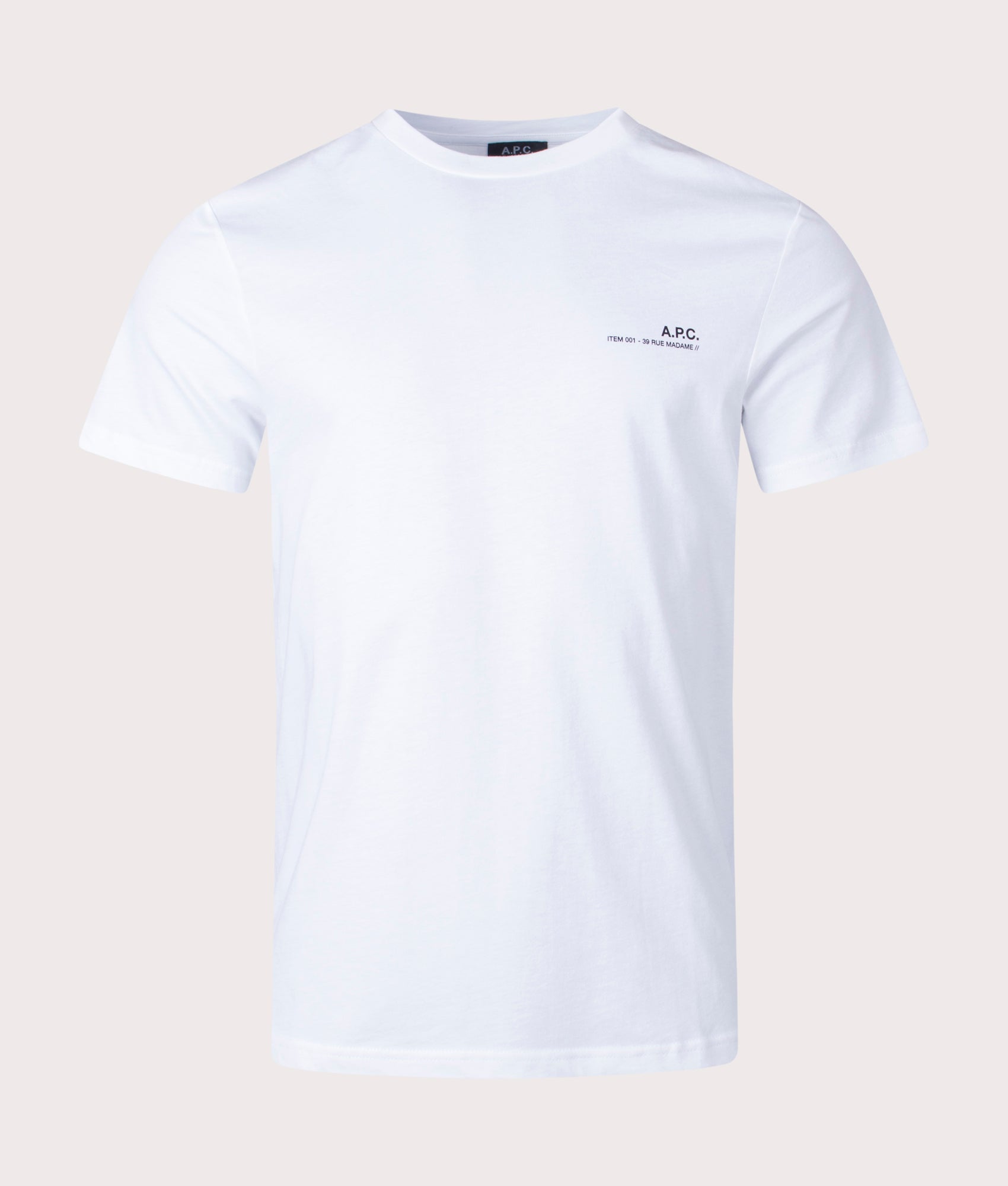 A.P.C-item-T-Shirt-White-Front-Mannequin