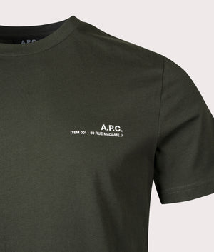 A.P.C-Item-T-Shirt-Khaki-Detail-Image