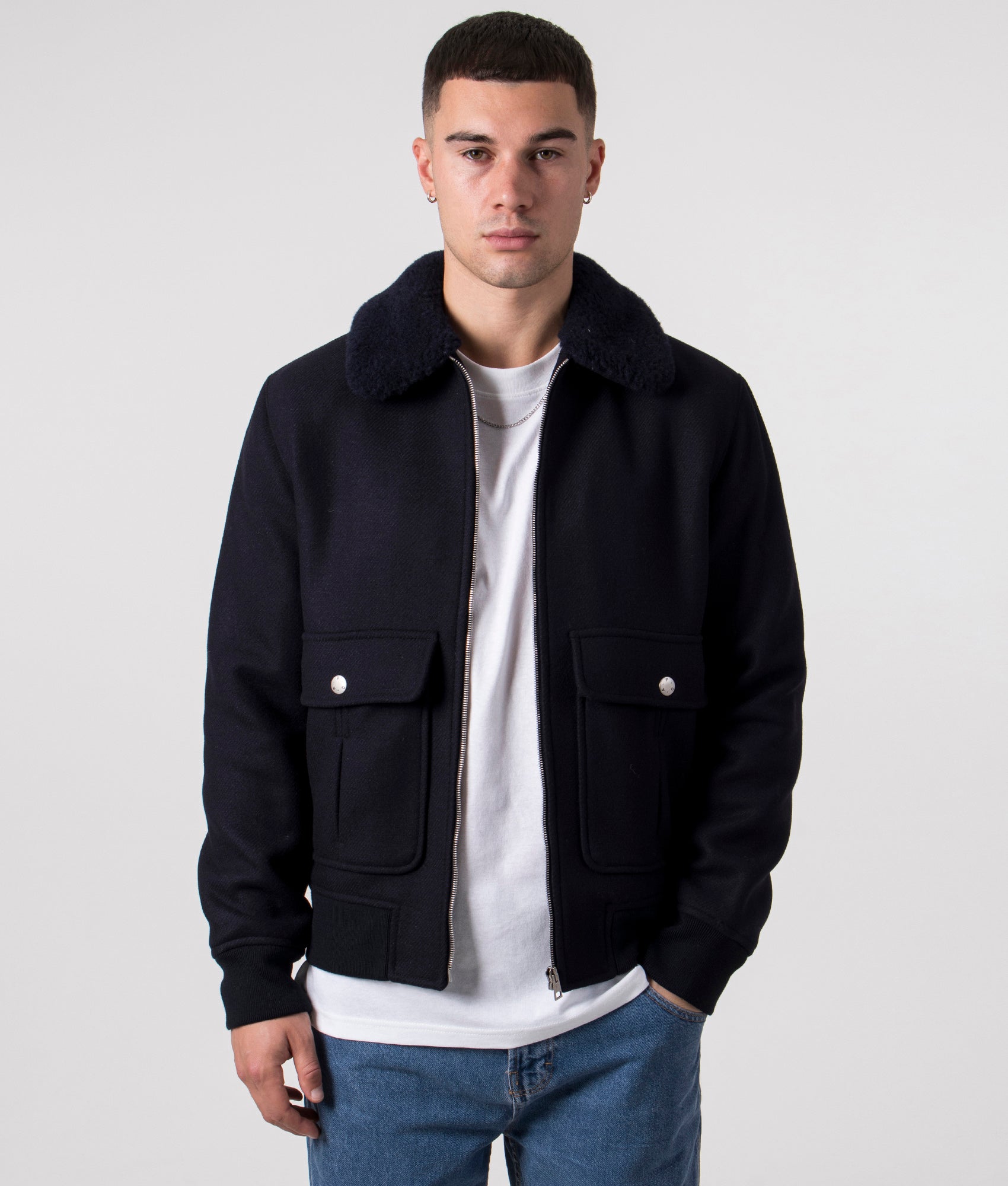 Ben Jacket - A.P.C. - Navy - EQVVS 