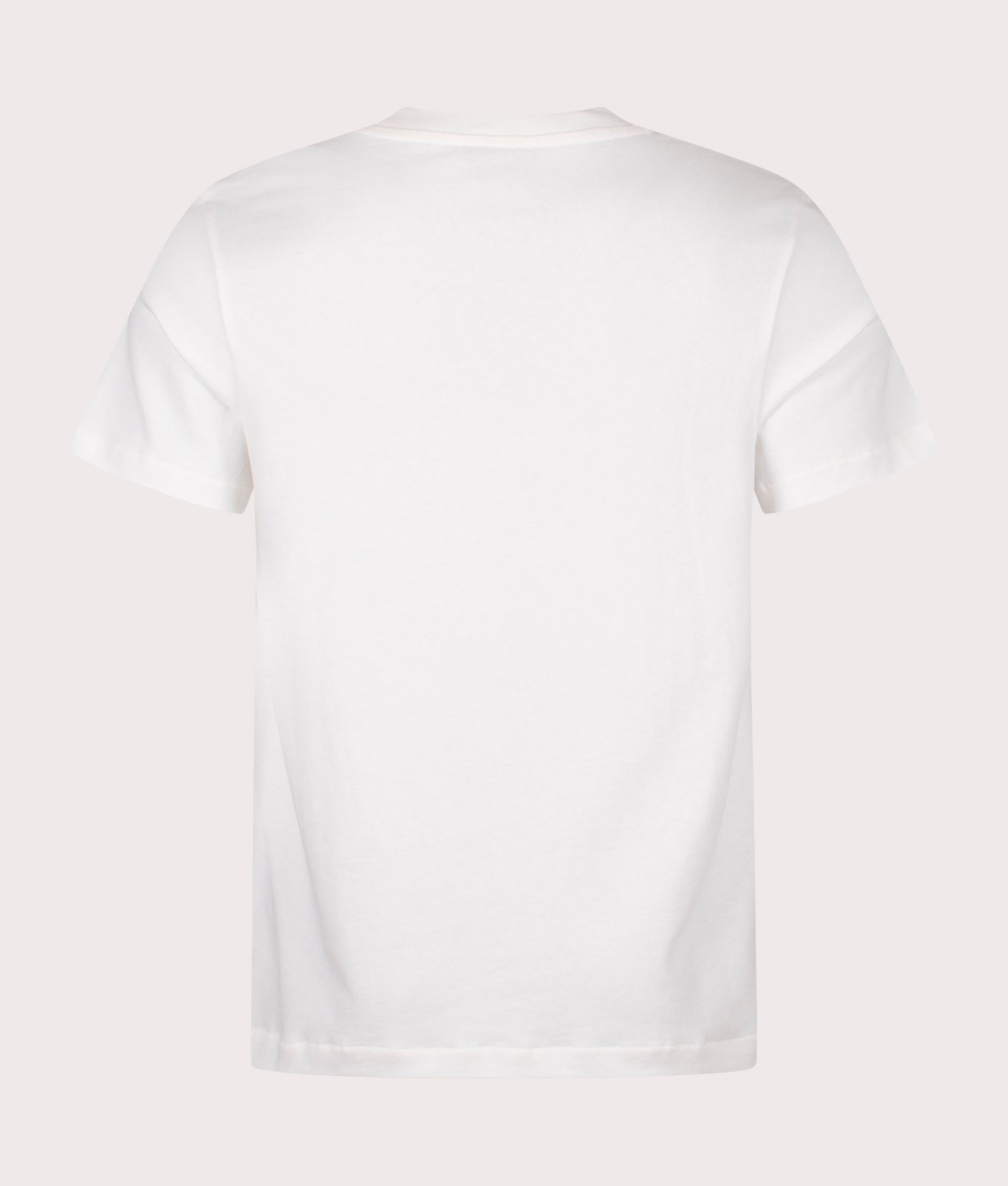 A.P.C. Rue Madame GOTS T-Shirt in White. Shot at EQVVS. Back shot. 