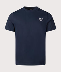 Relaxed Fit Rue Madame GOTS T-Shirt: TIQ Dark Navy/Ecru 