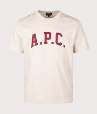 Relaxed Fit Marcus T-Shirt: APG Ecru China/Red 