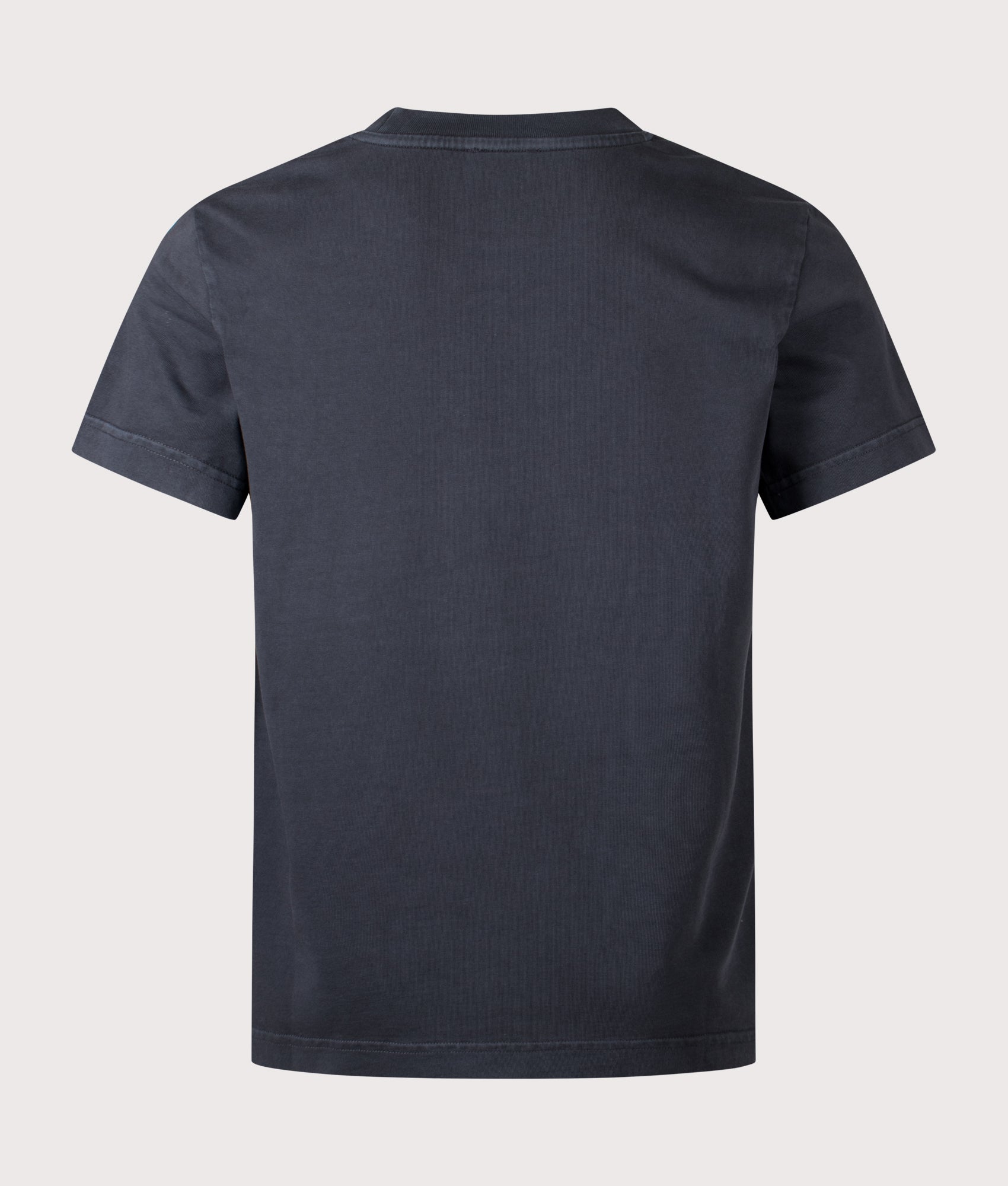 A.P.C. Standard Grand VPC T-Shirt  Black and Off White at EQVVS Menswear. Back shot.
