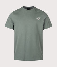 Regular Fit Rue Madame GOTS T-Shirt: KOA Grey-green / White 
