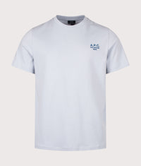 Regular Fit Rue Madame GOTS T-Shirt: ILI Light Blue / Dark Blue 