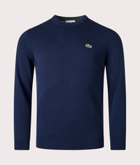 Croc Logo Knitted Jumper: 166 Navy Blue 