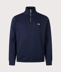 Croc Logo Quarter Zip sweatshirt: 166 Navy 