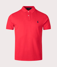 Custom Slim Fit Mesh Polo Shirt: 003 RL2000 Red 