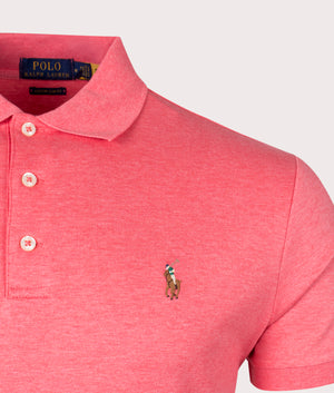 Custom Slim Fit Soft Cotton Polo Shirt in 'Highland Rose Heather