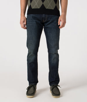 Slim Fit Sulliivan Strecth Jeans by Polo Ralph Lauren in Murphy Stretch. Shot by EQVVS. Front shot.