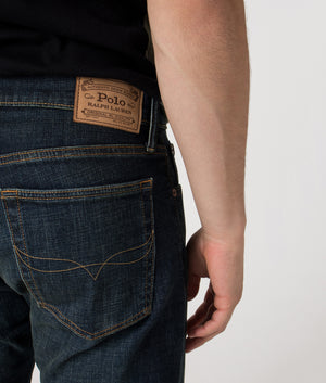 Slim Fit Sulliivan Strecth Jeans by Polo Ralph Lauren in Murphy Stretch. Shot by EQVVS.  Back detail shot.