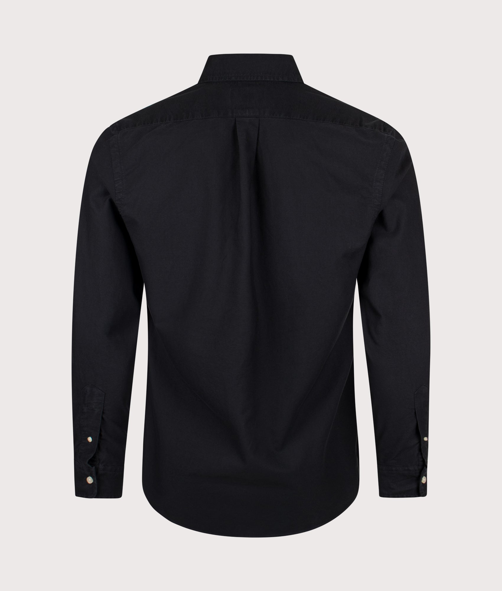 Custom-Fit-Oxford-Shirt-Polo-Black-Polo-Ralph-Lauren-EQVVS-Back-shot
