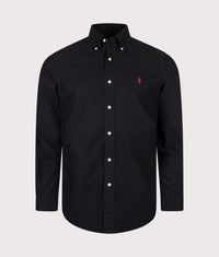 Custom Fit Oxford Shirt: 001 Polo Black 