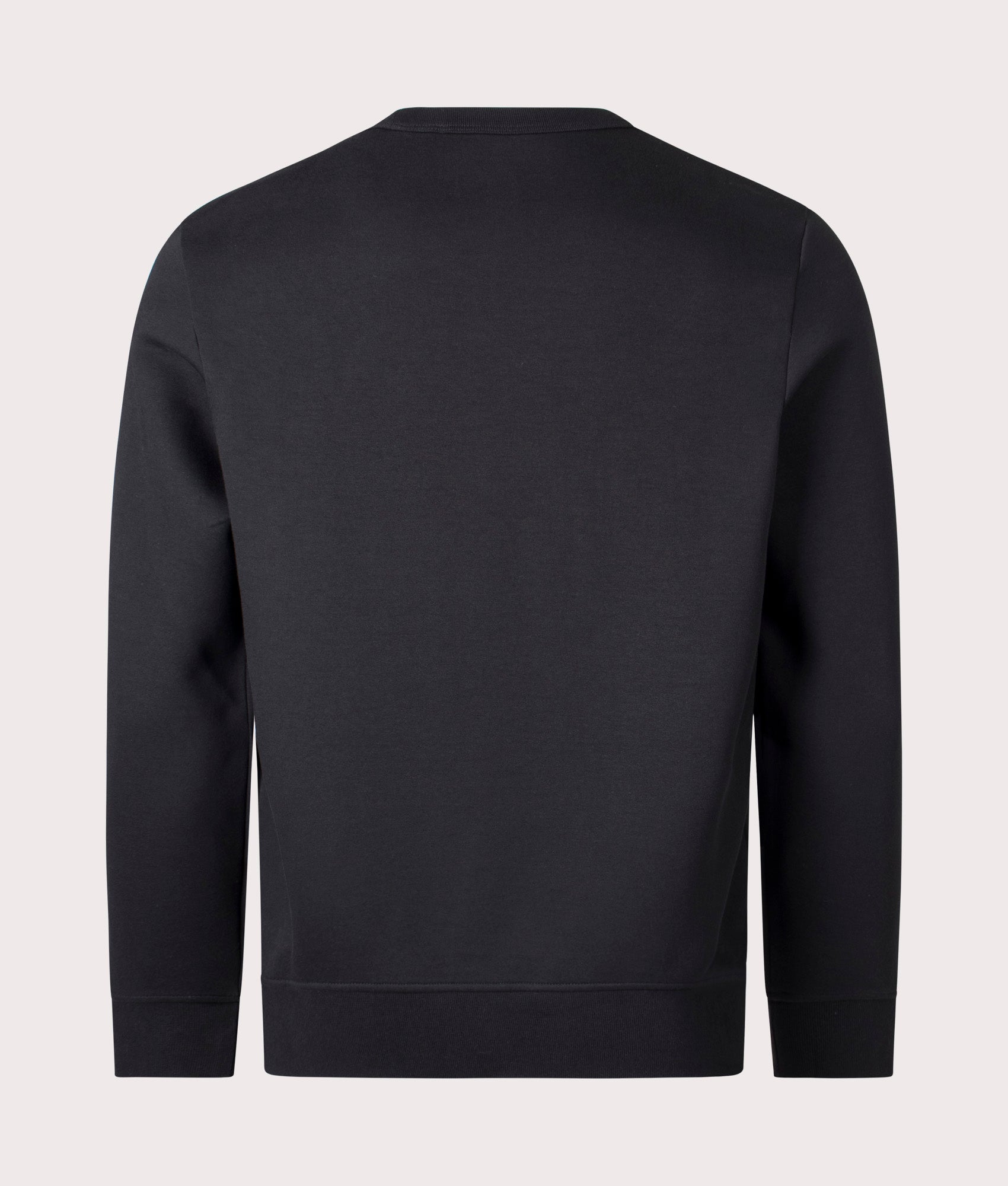 Polo Ralph Lauren Pocket Zip Sweatshirt in Polo Black. Back angle shot at EQVVS.