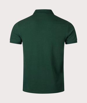 Custom Slim Fit Mesh Polo Shirt in Green Polo Ralph Lauren EQVVS