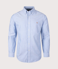 Custom Fit Oxford Shirt: 002 Blue 