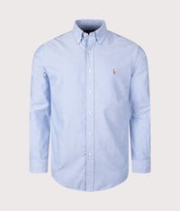 Custom Fit Oxford Shirt: 002 Blue 