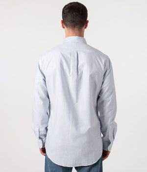 Custom-Fit-Oxford-Shirt-Blue/White-Stripe-Polo-Ralph-Lauren-EQVVS-Back-Model-Shot