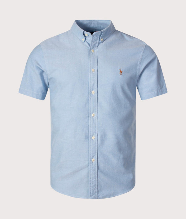 Slim Fit Lightweight Short Sleeve Shirt Blue, Polo Ralph Lauren