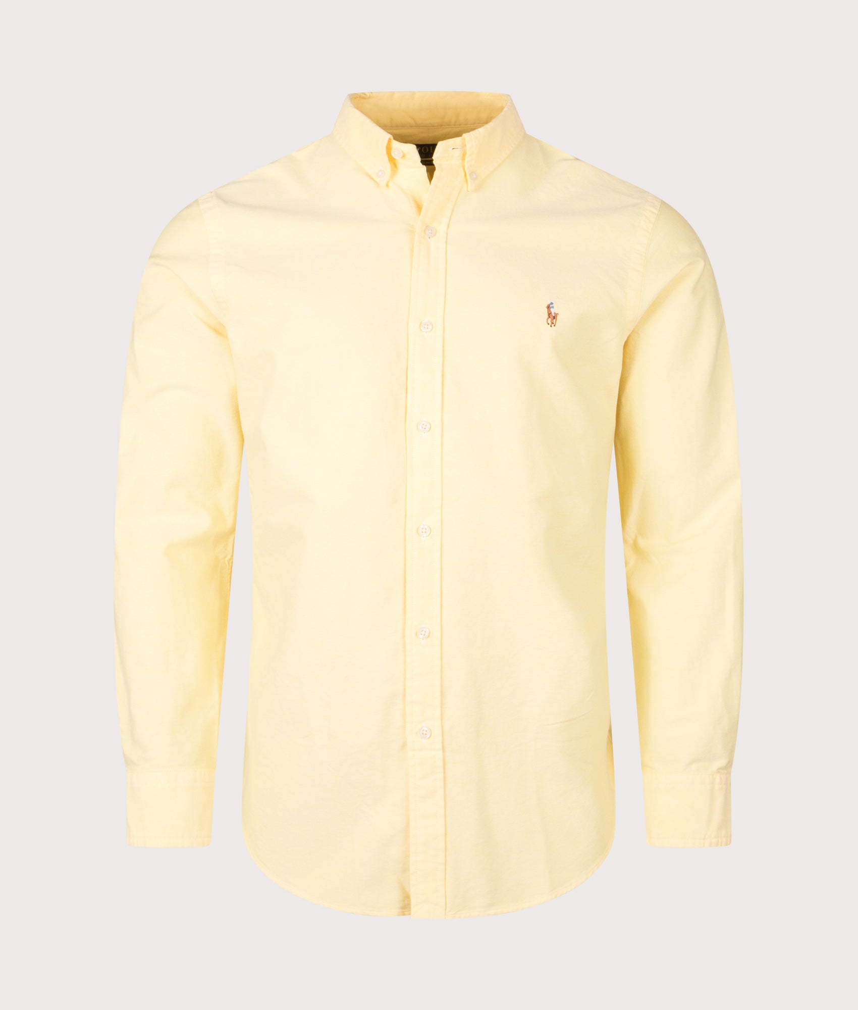 Slim Fit Oxford Shirt. Shot by EQVVS. Front shot.