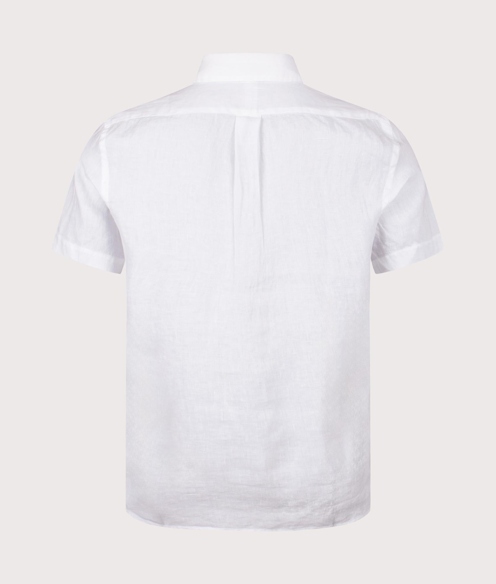Custom Fit Linen Shirt. Shot by EQVVS. Back shot.