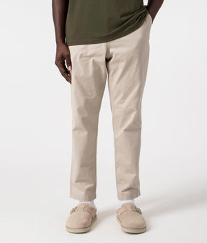 Polo Ralph Lauren Relaxed Fit Polo Prepster Pants in Classic Stone, 100% Cotton Front Shot at EQVVS