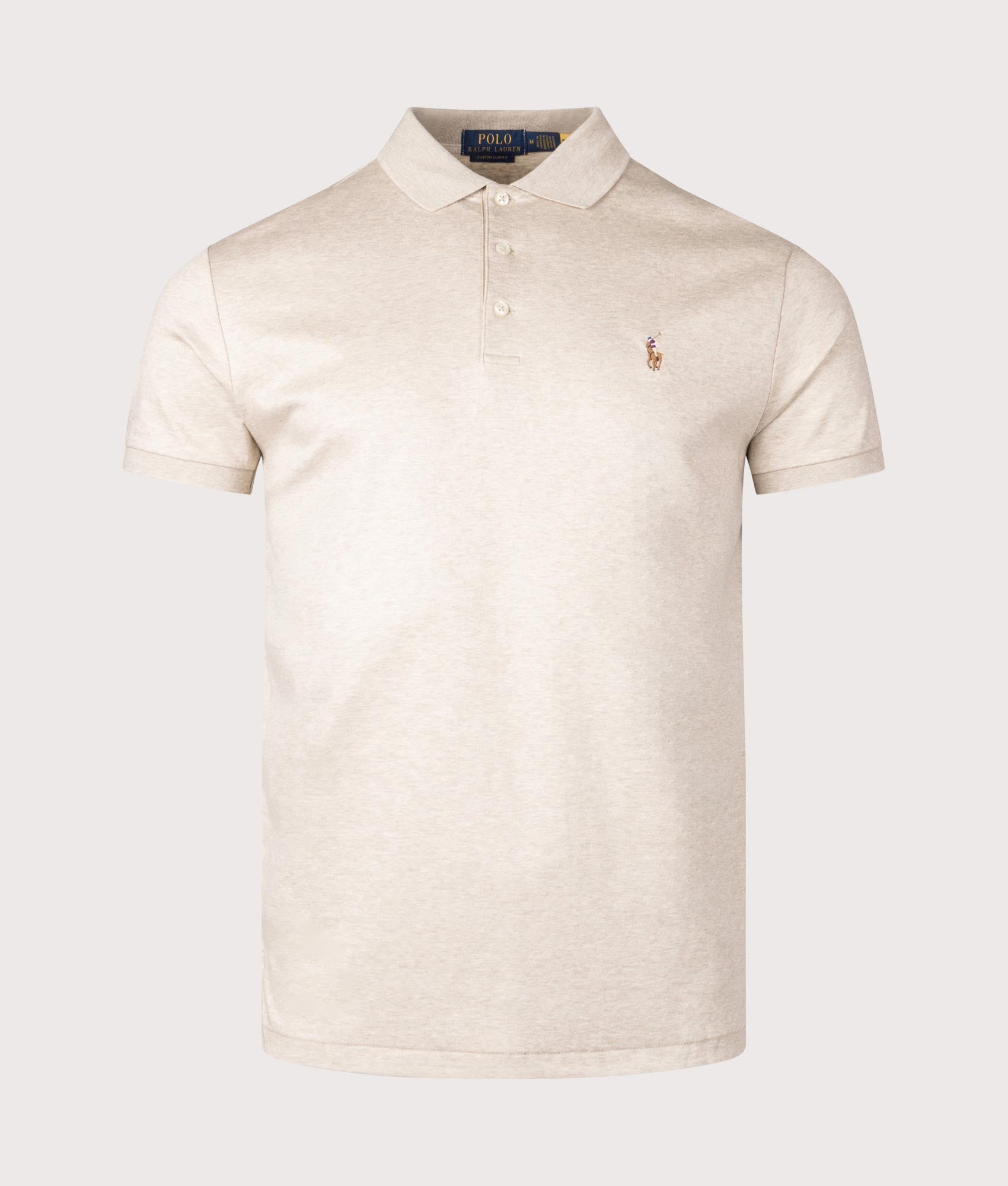 Custom Slim Fit Soft Cotton Polo Shirt. Shot by EQVVS. Front shot.