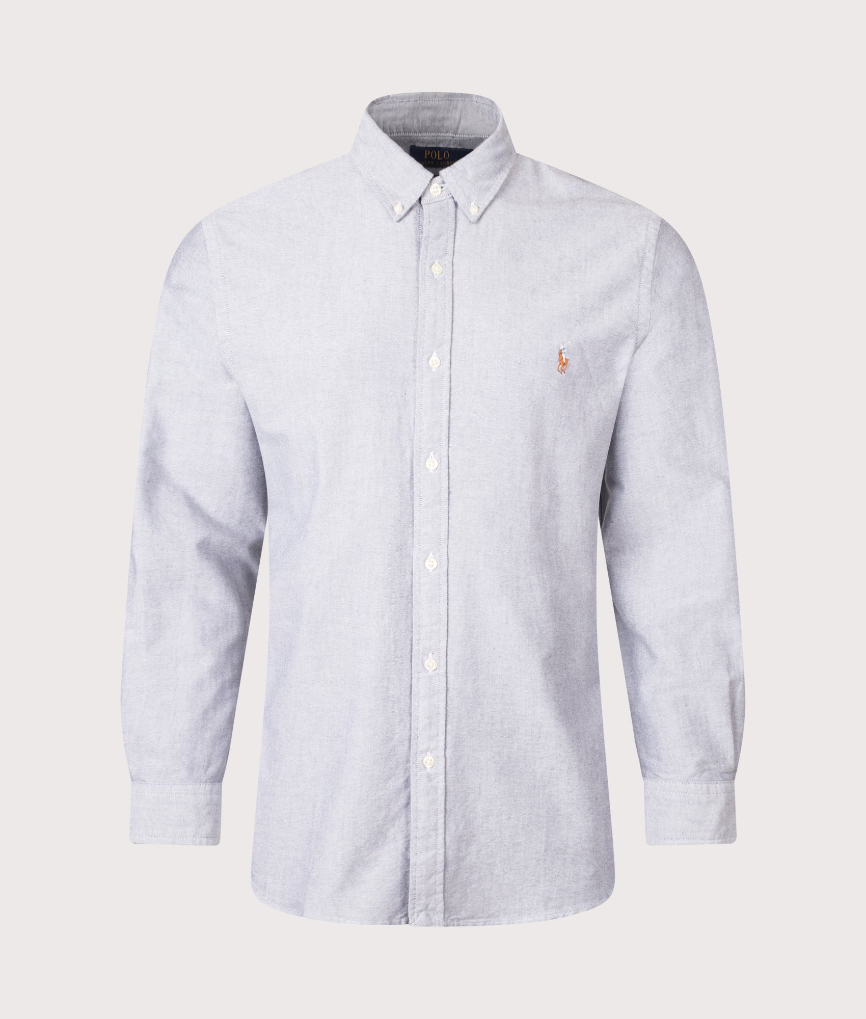 Slim Fit Oxford Shirt. Shot by EQVVS. Front shot.