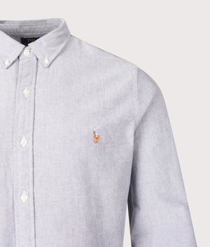 Slim Fit Oxford Shirt. Shot by EQVVS. Detail shot.