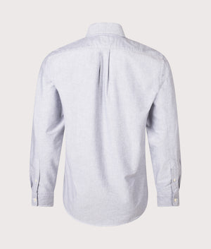 Slim Fit Oxford Shirt. Shot by EQVVS. Back shot.