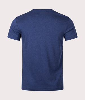 Polo Ralph Lauren Slim Fit Cotton T-Shirt Spring Navy Back Shot EQVVS