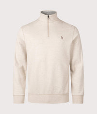 Quarter Zip Sweatshirt: 017 Expedition Dune Heather/C8888 