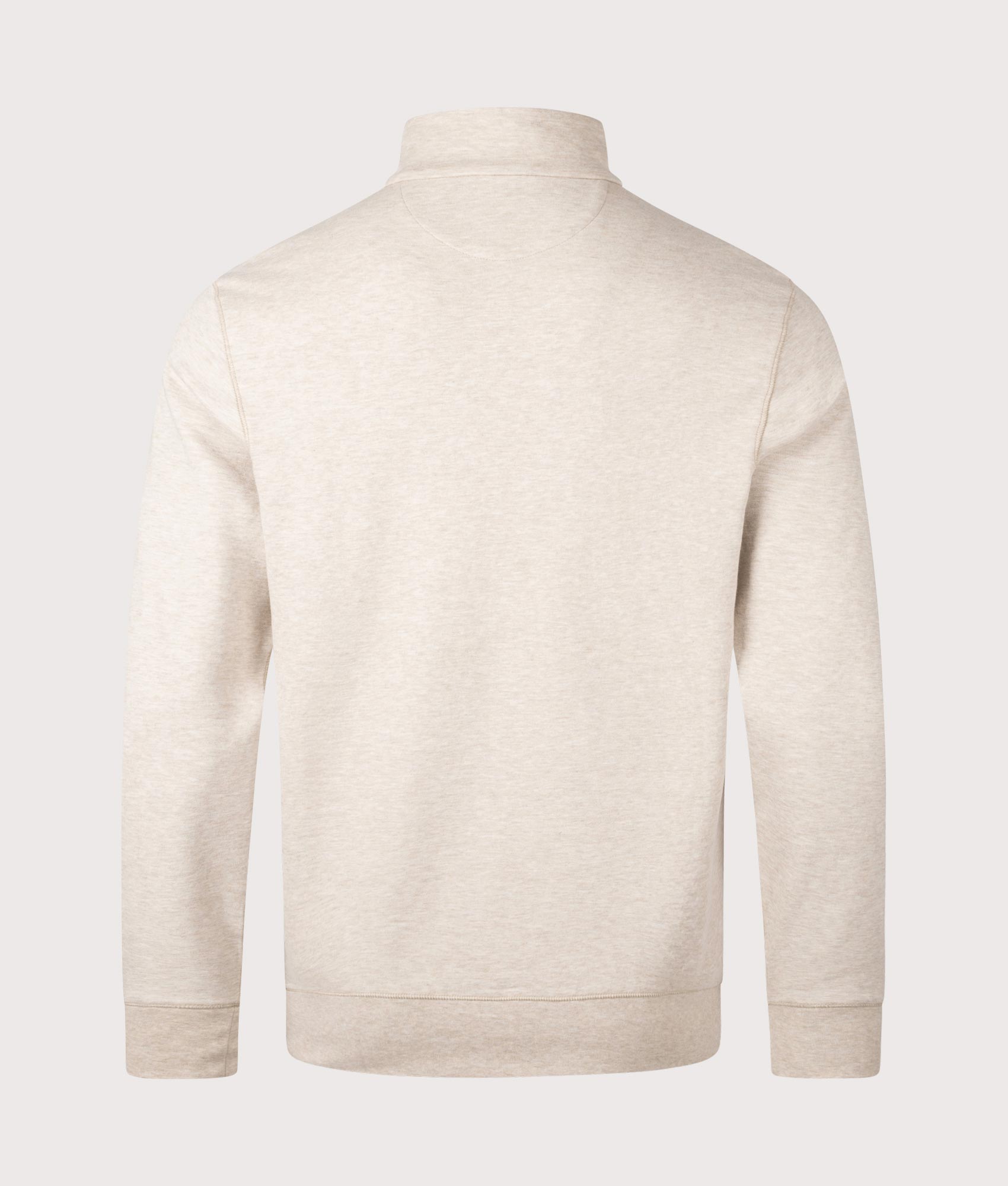 Quarter Zip Sweatshirt. Shot by EQQVS. Back shot