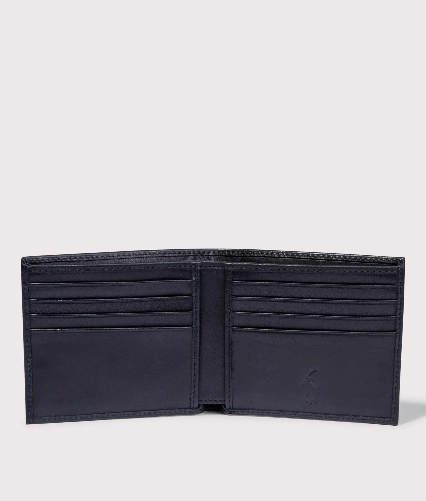 Leather-Billfold-Wallet-Black-Polo-Ralph-Lauren-EQVVS