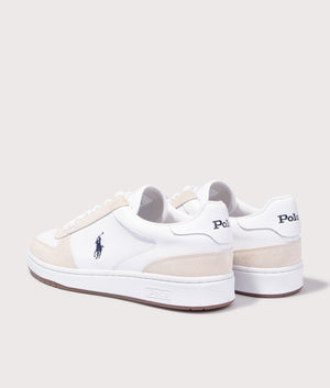 Court Leather-Suede Sneakers. Shot by EQVVS. Back shot.