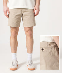Regular Fit Bedford Stretch Chino Shorts: 013 Khaki Tan 