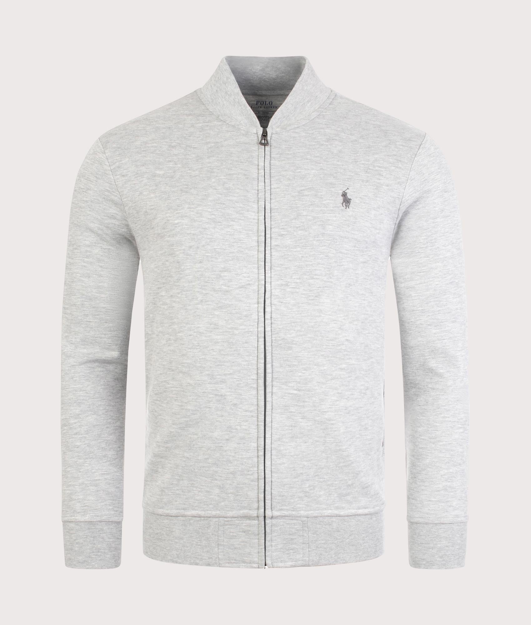 Luxury Jersey Zip Through Baseball Sweatshirt