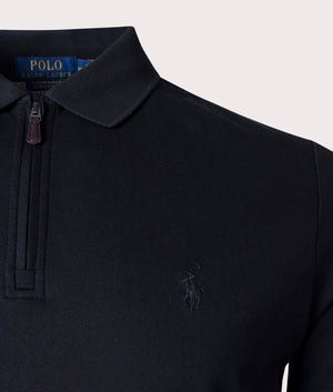 Custom-Slim-Fit-Stretch-Mesh-Polo-Shirt-001-Polo-Black