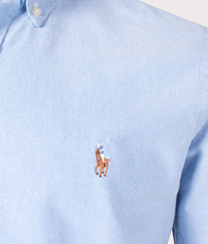Custom-Fit-Short-Sleeve-Lightweight-Oxford-Shirt-BSR-Blue-Polo-Ralph-Lauren-EQVVS