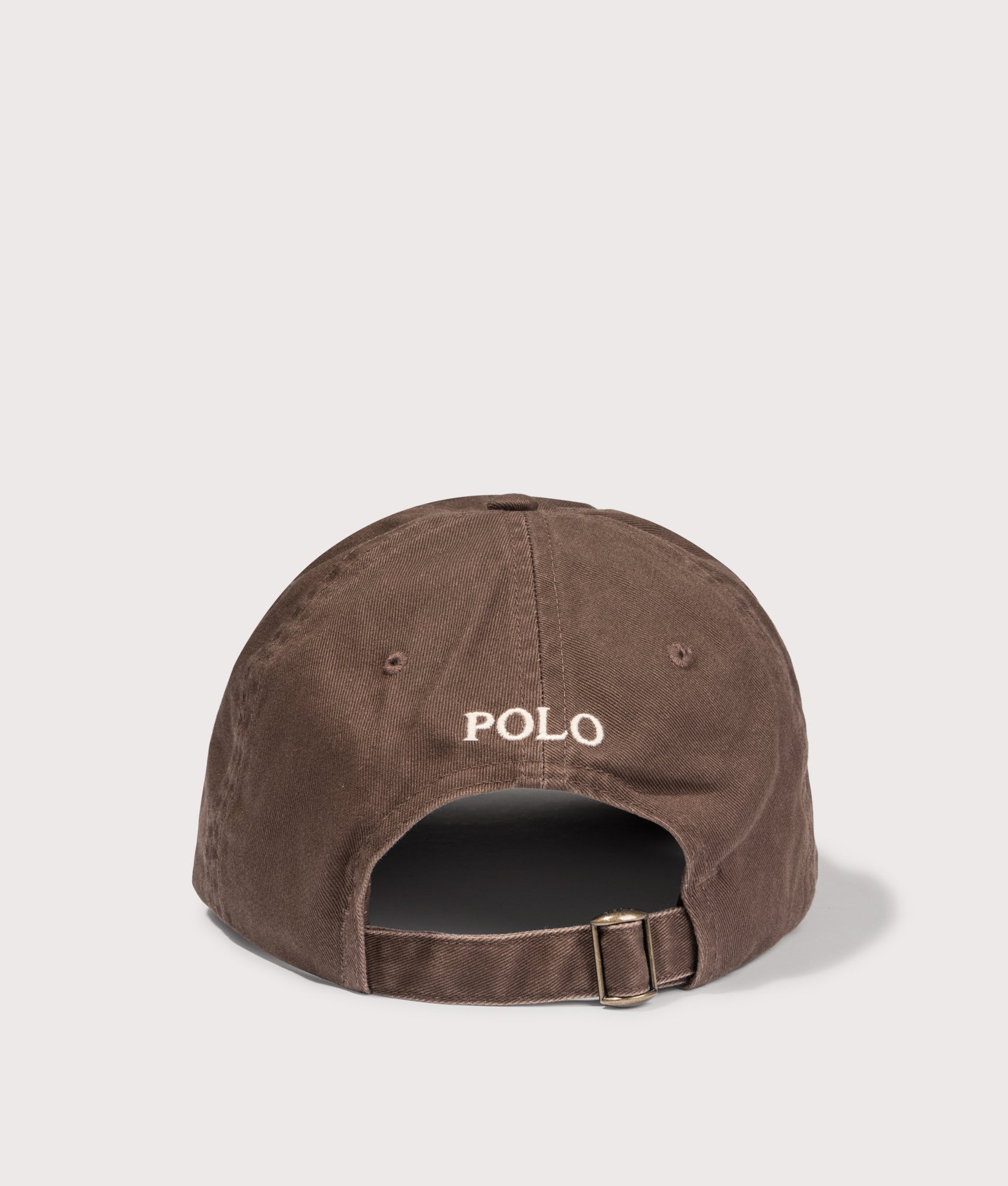 Cotton Chino Baseball Cap in Cooper Brown | Polo Ralph Lauren | EQVVS | Back shot 