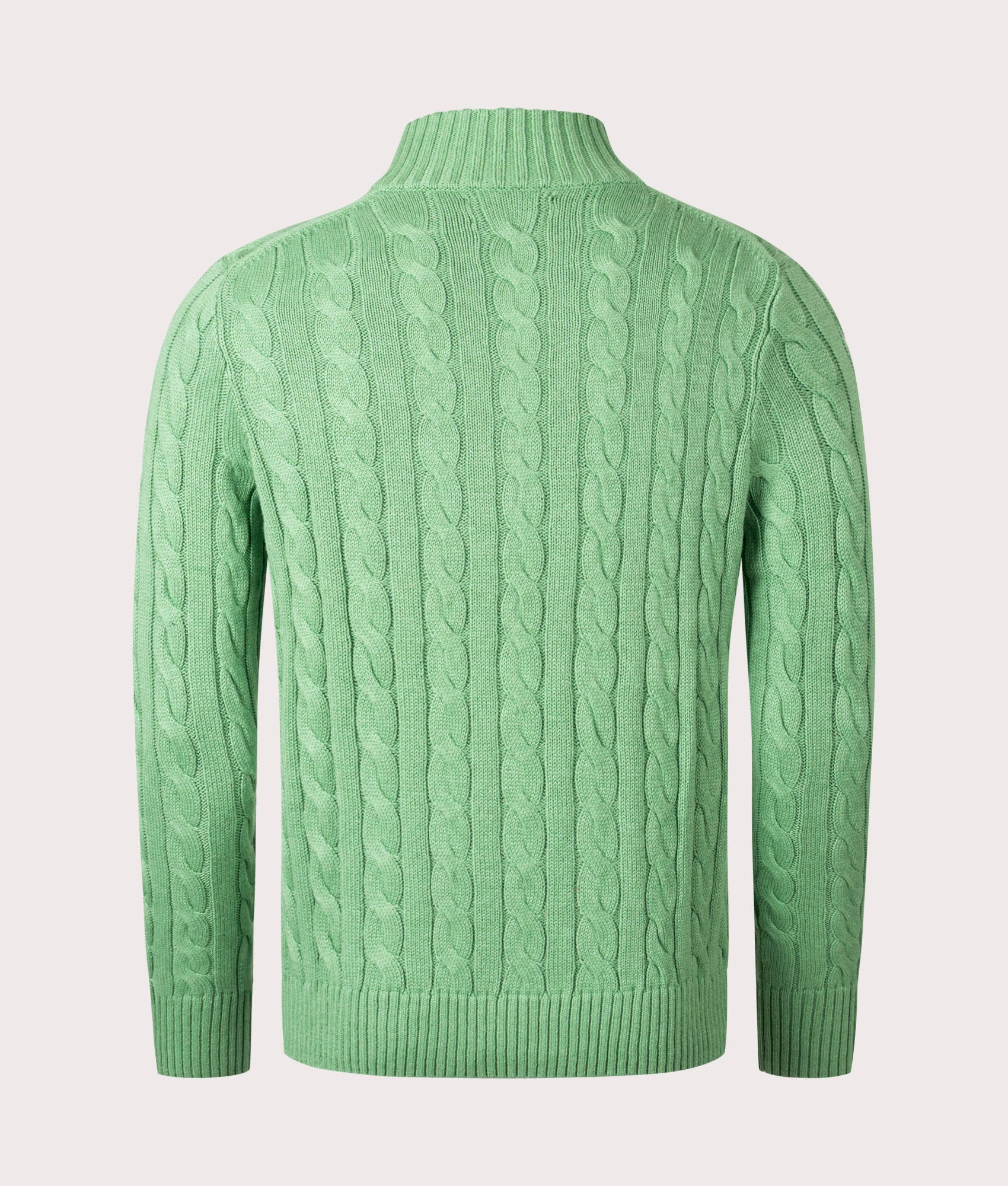Cable-Knit-Quarter-Zip-Jumper-Fieldgreen-Heather-Polo-Ralph-Lauren-EQVVS