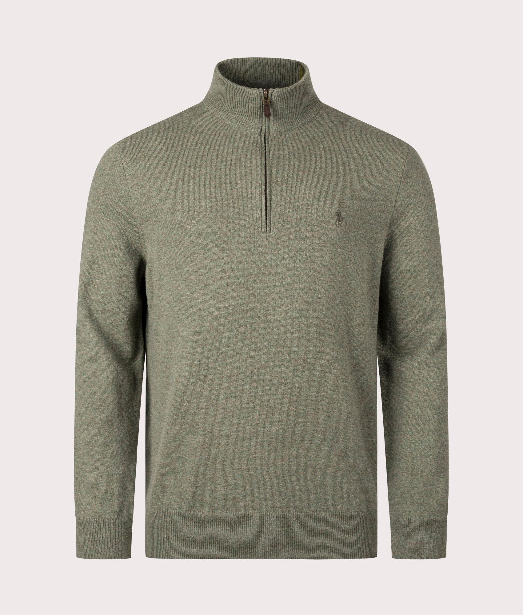 Merino-Wool-Quarter-Zip-Jumper-Woodland-Heather-Polo-Ralph-Lauren-EQVVS