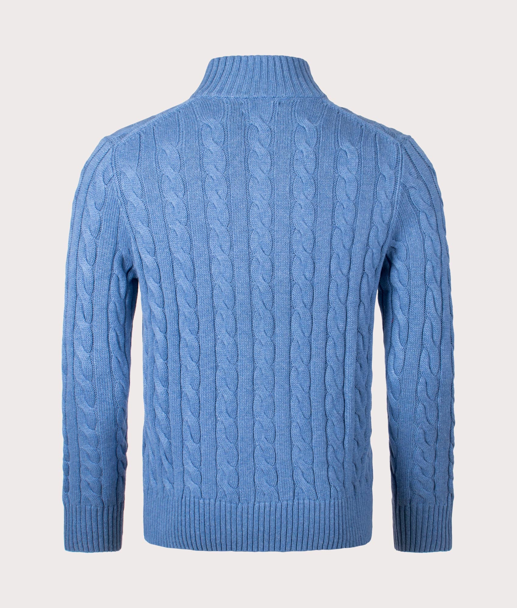 Scarf Barbour Nhs Discount Cable Knit Quarter Zip Jumper Sky Blue