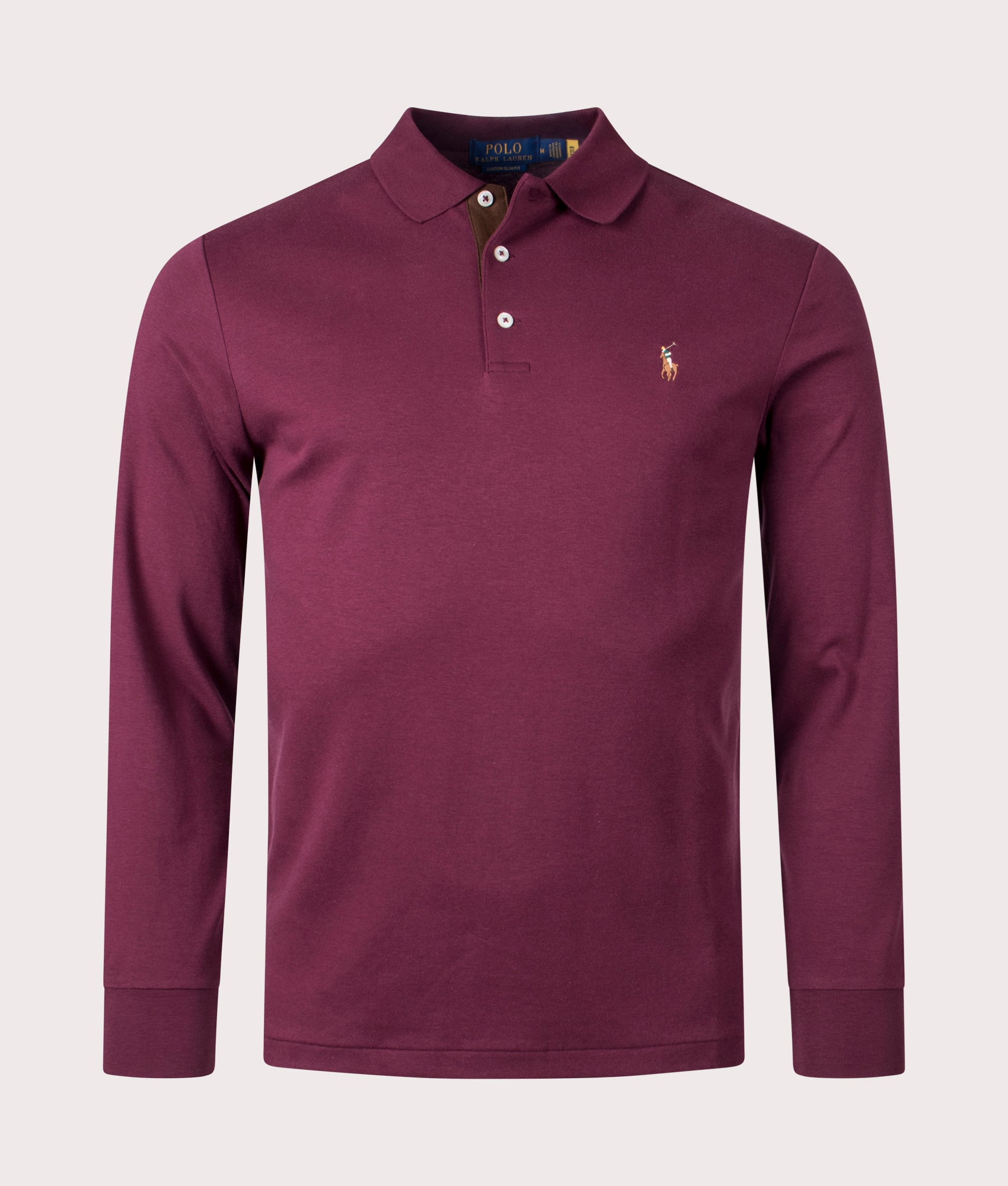 Custom-Slim-Fit-Long-Sleeve-Soft-Cotton-Polo-Shirt-Harvard-Wine-Polo-Ralph-Lauren-EQVVS