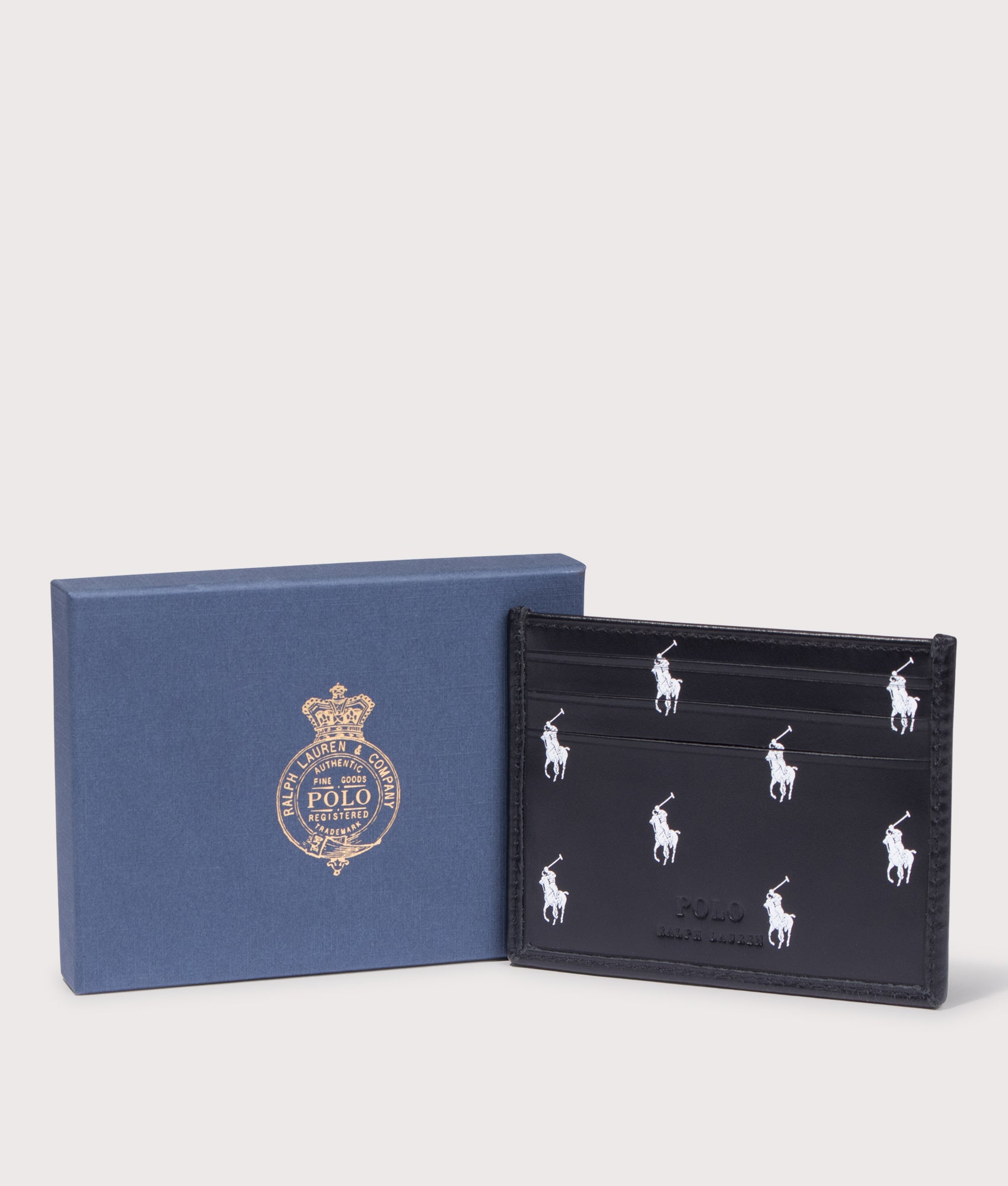 Signature Pony Leather Card Case. Shot by EWVVS. Front full shot.